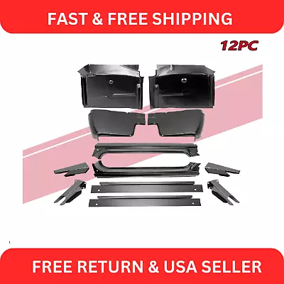 FOR 1967-1972 Chevy GMC C10 Slip-on Rocker Panel  Cab Mount Floor Pan Corner Cab • $357.43