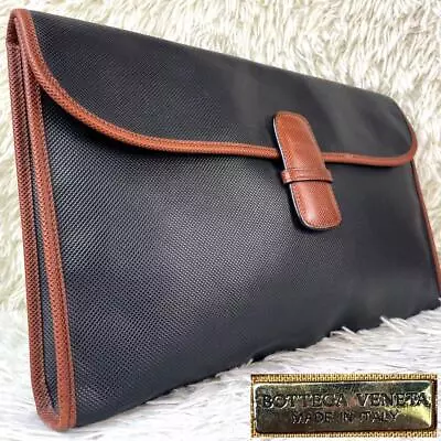 Bottega Marco Polo Business Clutch Bag A4 Genuine Leather • $216.17