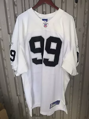 Reebok Oakland Raiders Warren Sapp Football Jersey Size XXL Men’s • $100