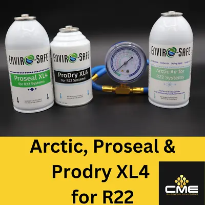 Envirosafe Arctic Air For R22 Proseal XL4 Prodry XL4 And Gauge For R-22  • $89.99