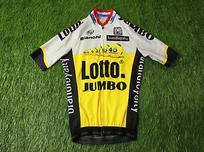 Rare Cycling Short Sleeve Shirt Jersey Lotto Jumbo Santini Original Size S Small • $21.24