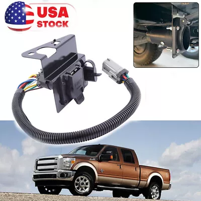 Trailer Tow Wiring Harness 4 & 7 Pin Plug For Ford F-250 F-350 02-04 Super Duty • $42.75