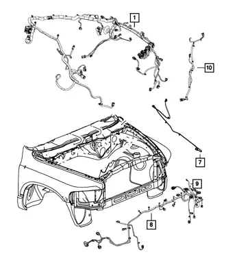 New Genuine Mopar Hose Windshield Washer OE 68213433AA • $16.97