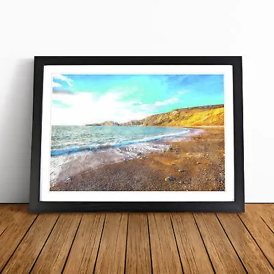 Worbarrow Bay In Dorset Wall Art Print Framed Canvas Picture Poster Decor • $21.10