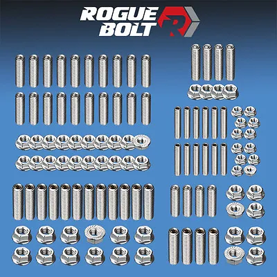 Bbm Big Block Mopar Engine Stud Kit Bolts Stainless Steel 383 400 413 426 440 Rb • $69.95