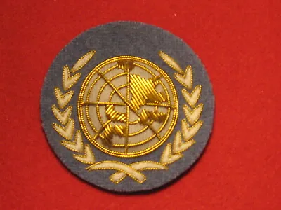 £11.80 • Buy United Nations Un Officers Beret Badge Brand New Embroidered Badge