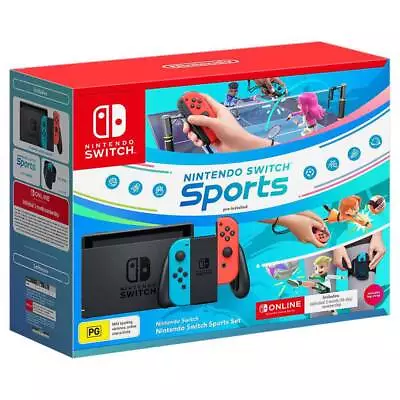 Nintendo Switch Neon Console & Nintendo Switch Sports Set • $600.75