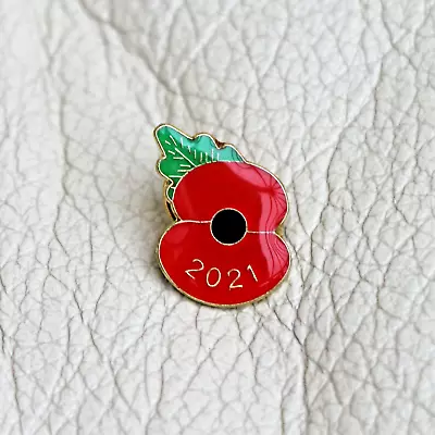 £2 • Buy 2021  ENAMELED POPP.Y LAPEL BADGE -  NEW Badge