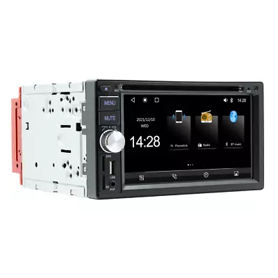 6.2in 2DIN Car Stereo DVD CD Radio Bluetooth For Apple Carplay Android Auto FM • $124.01