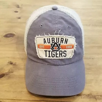 Auburn Tigers Hat Cap 47 Brand Mesh Adjustable Patch Casual Blue • $13.27