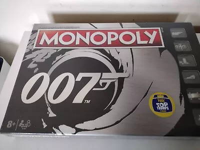 Brand New James Bond 007 Edition Monopoly Board Game Includes No Time To Die  • £23.99