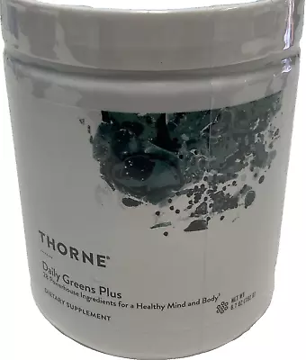Thorne Daily Greens Plus Powder 7.2oz Brand New Exp2025 #4225 • $39.99