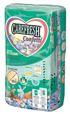 Carefresh Confetti 10 Litre Bedding - Small Animal/Rabbit Reptile Paper Bedding • £12.45