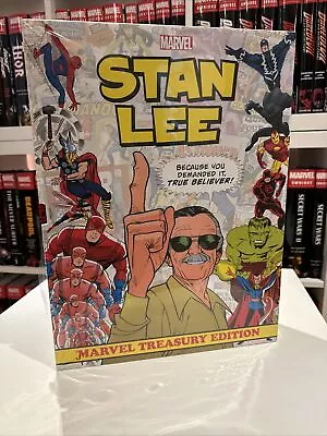 Stan Lee Marvel Treasury Edition Ditko Kirby Buscema Oversized Slipcover Edition • £185