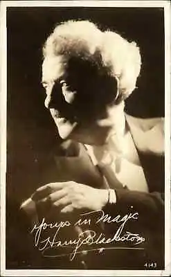 Magic Magician Harry Blackstone Real Photo Postcard • $87.49
