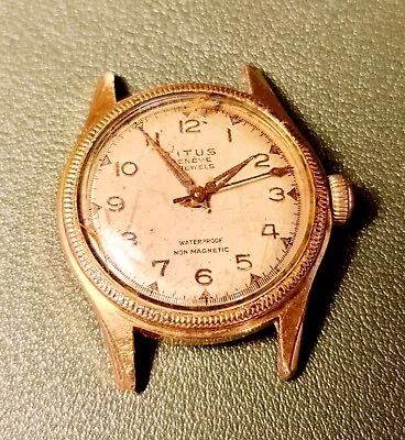 £50 • Buy Titus Geneve 17 Jewels 20 Migrons Plaque