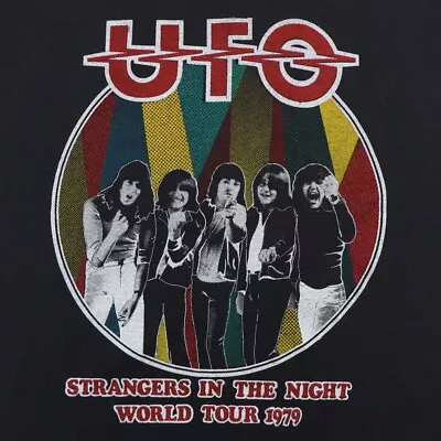 1979 World Tour UFO Band T-Shirt Short Sleeve Black Unisex S-4XL LE218 • $19.94