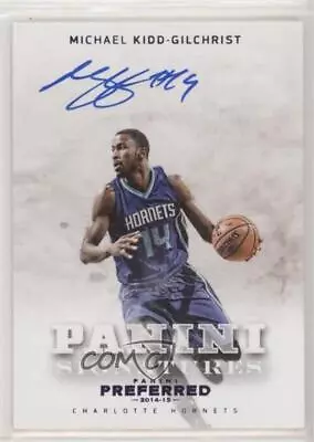 2014-15 Preferred Panini Signatures Purple /20 Michael Kidd-Gilchrist #495 Auto • $9.44