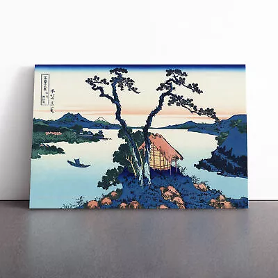 £22.95 • Buy Hokusai Japanese Asian Lake Suwa Canvas Print Wall Art Framed Large Picture