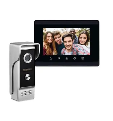 AMOCAM Video Intercom System 7 Inches Monitor Wired Video Door Phone Doorbell • $69.99