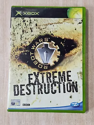 Robot Wars Extreme Destruction + Manual - Microsoft Xbox Original PAL Complete • $24.95