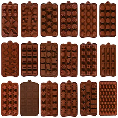 DIY Silicone Chocolate Mould Cake Decorating Moulds Candy Cookies Baking Mold • £3.59