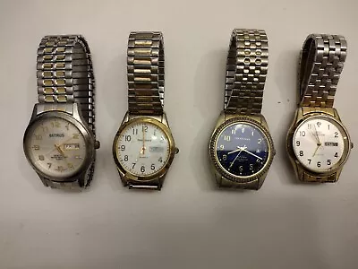 Lot Of 4 Vintage Men's Quarts Watches • $27