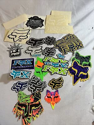 Lot 50+ Fox Racing Mountain Bike Motocross Skateboards Sticker 100% Authentic • $135