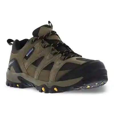Eddie Bauer Mens Size 11.5 Waterproof Mainland Low Hiking Shoes Bungeecord NEW • $39.99