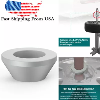 For Harbor Freight Car Truck Manual Tire Changer Billet Centering Cone Upgrade • $9.79