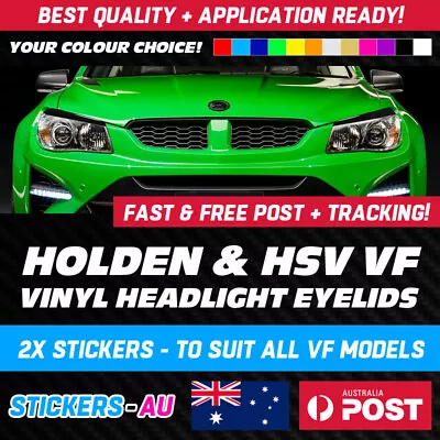 $29.95 • Buy Vf Hsv / Holden Eyelids - Maloo Commodore Ss Calais Eye Lid Headlight Sticker