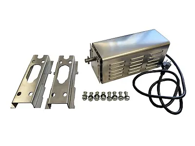 40 W Heavy Duty Stainless Steel Spit Rotisserie Motor With DIY Mounting Brackets • $99.99