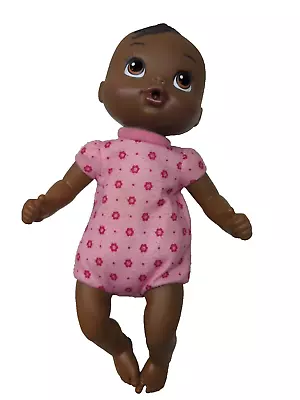 Baby Alive Luv 'n Snuggle Pink Baby Doll AA African American Black Brown Eyes • $19.99