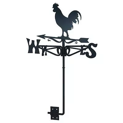 Cockerel Chicken Hen Weather Vane Vain Wall Mount House Roof Pressed Steel • £28.75