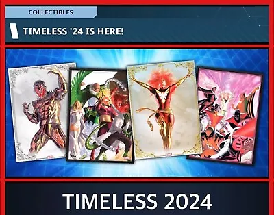 Timeless ‘24-rare Only! 17 Card Set-topps Marvel Collect • $1.89
