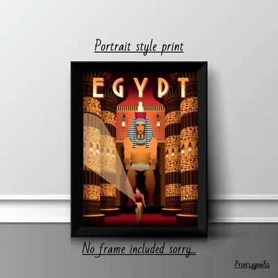 Egypt Travel  A4 Print Picture Poster Wall Art Home Decor Unframed Gift New • £3.50