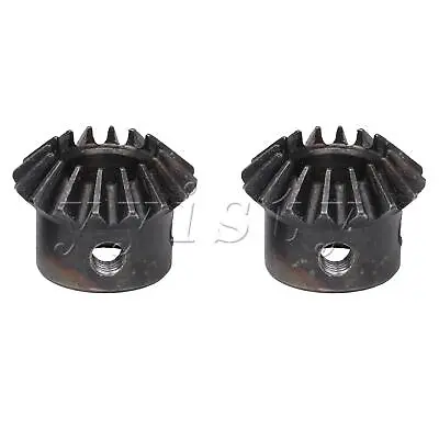 2x Silver And Black Tapered Bevel Gear Wheel For Agricultural Equipment • $16.14