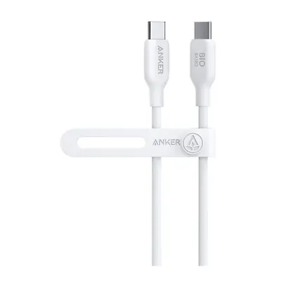 $24.99 • Buy Anker 543 USB-C To USB-C Cable (Bio-Based 3ft) - White