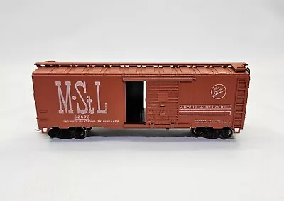 Vintage HO Scale Minneapolis & St Louis M.StL 52673 Box Car Sliding Door Train • $8.99