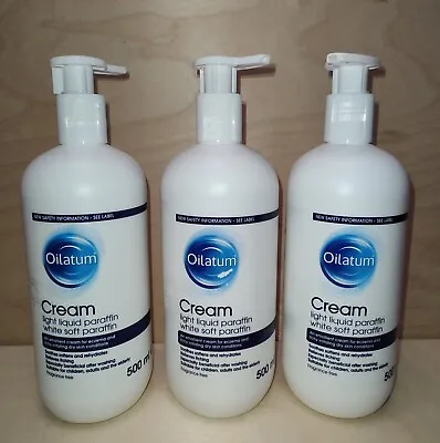 £45 Three Oilatum Eczema Dry Skin Emollient Cream 500ml Expire 11.2025 & 02.2026 • £30