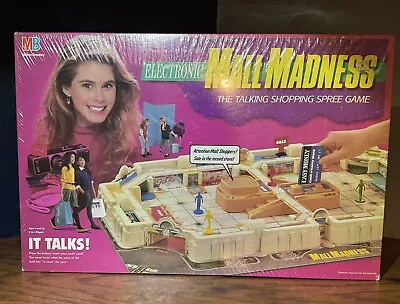 Milton Bradley Mall Madness 1989 Electronic Talking Board Game - Factory Sealed • $1159.99