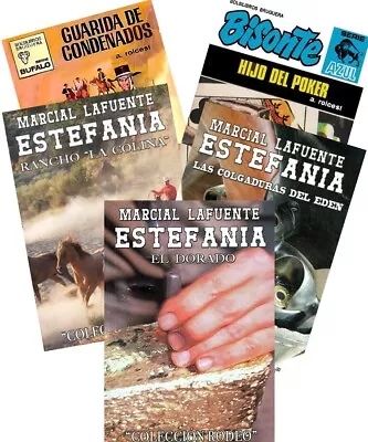 “Encuentro Sangriento” Set De Cinco Novelas Por Marcial Lafuente Estefania Y Otr • $28.45