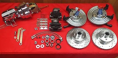 Mopar Chrysler Plymouth A Body  Front Power Disc Brake Conversion 5 On 4 Chrome  • $749