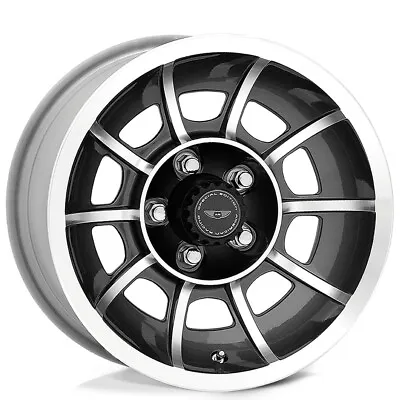 15  American Racing Wheels Vintage VN47 Vector Anthracite Machined Rims • $708