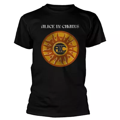 Alice In Chains Circle Sun Vintage (Black) T-Shirt NEW OFFICIAL • $38.05