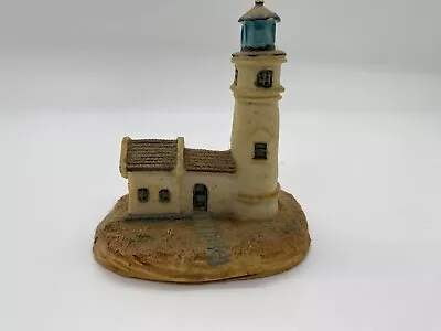 Lighthouse Model With Breezeway And Keepers Quarters 3 1/2  Tall X 2 1/2  X 3   • £6.27