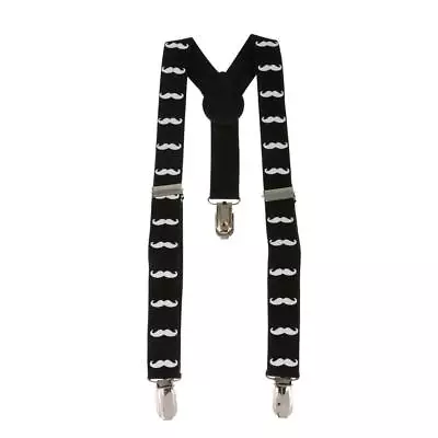 Girl Mustache Adjustable Back Suspender   #2 - White Mustache • $7.69