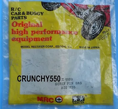 Vintage Tamiya MRC The Bigwig (58057) Screw Pin Bag X9928 9405261 New Old Stock • $11.95