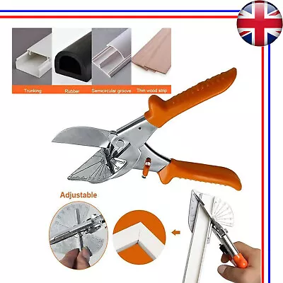 Miter Shears Quarter Round Cutting Tool W/ 45 - 135 Degree Molding & Trim Cutter • £13.09