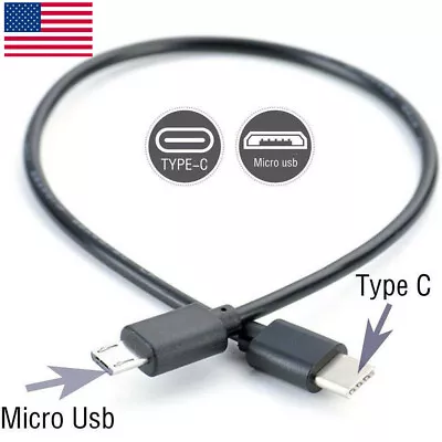 Type C (USB-C) To Micro USB Male Sync Charge OTG CHARGER Cable Cord Adapter USA • $1.91